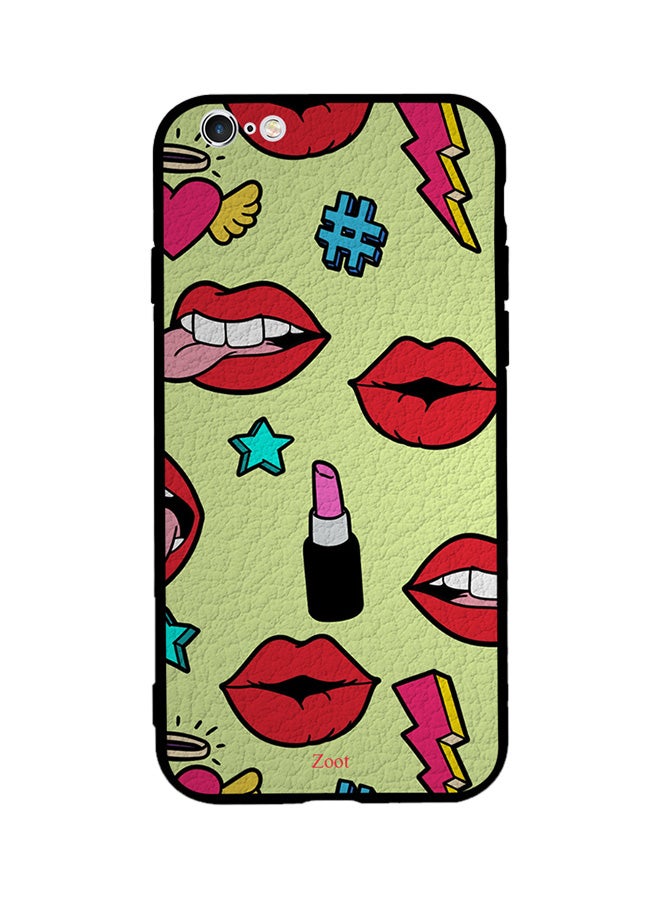 Zoot Thermoplastic Polyurethane Protective Case Cover For Apple iPhone 6 Plus Kiss And Lips 