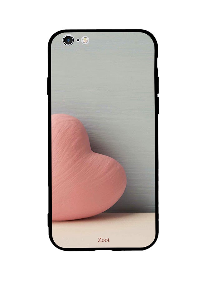 Zoot Thermoplastic Polyurethane Protective Case Cover For Apple iPhone 6 Plus Peach Heart