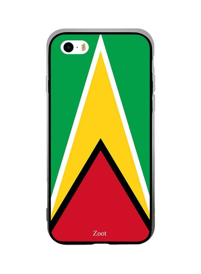Zoot Thermoplastic Polyurethane Protective Case Cover For Apple iPhone SE Guyana Flag