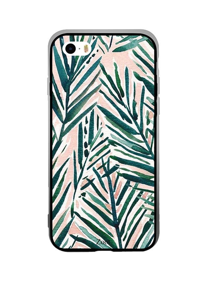 Zoot Thermoplastic Polyurethane Protective Case Cover For Apple iPhone SE Bamboo Leaves Pattern