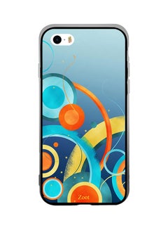 Thermoplastic Polyurethane Protective Case Cover For Apple iPhone SE Colorful Circles