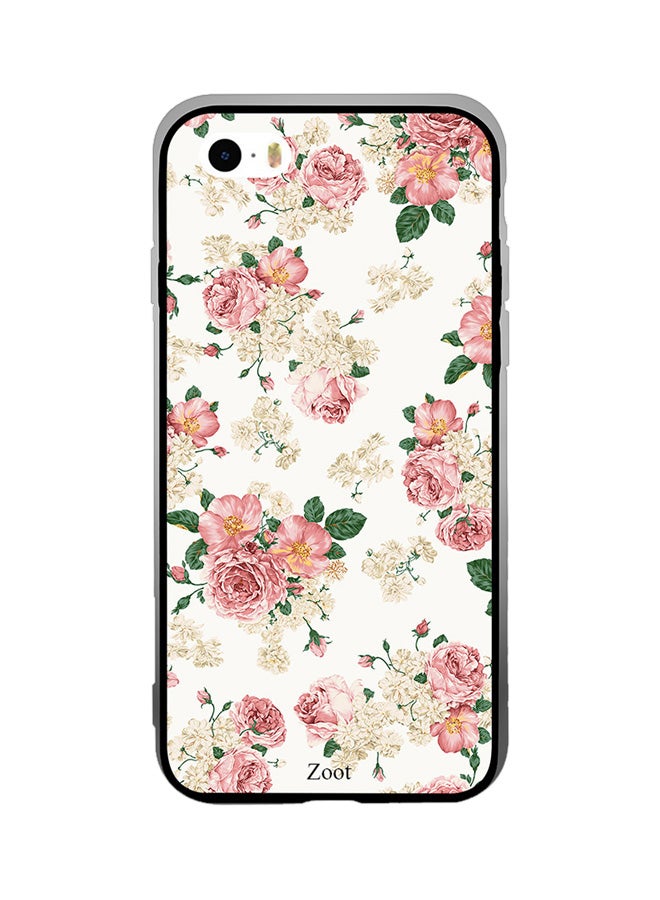 Zoot - Thermoplastic Polyurethane Protective Case Cover For Apple iPhone SE Peach Roses - Image 1