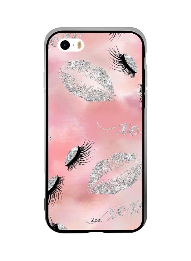 Zoot - Thermoplastic Polyurethane Protective Case Cover For Apple iPhone SE Sparkling Makeup - Image 1