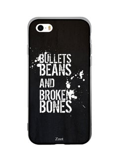 Thermoplastic Polyurethane Protective Case Cover For Apple iPhone SE Bullets Beans Bones
