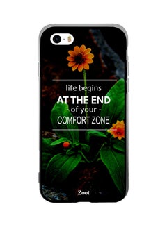 Thermoplastic Polyurethane Protective Case Cover For Apple iPhone SE Life Begins At The End Of Your Comfort Zone