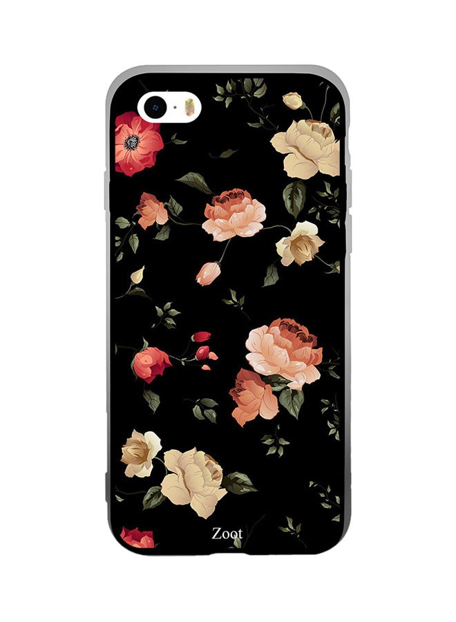 Zoot Thermoplastic Polyurethane Protective Case Cover For Apple iPhone 5S Colorful Lotus 