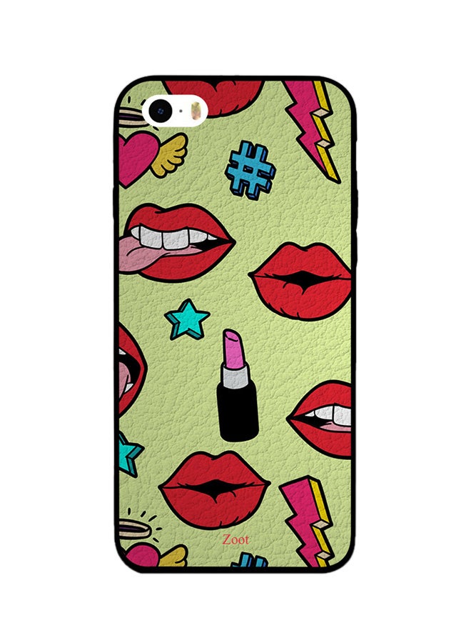 Zoot Thermoplastic Polyurethane Protective Case Cover For Apple iPhone 5S Kiss And Lips 