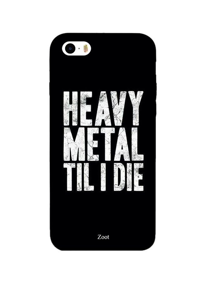 Zoot - Thermoplastic Polyurethane Protective Case Cover For Apple iPhone 5S Heavy Metal - Image 1