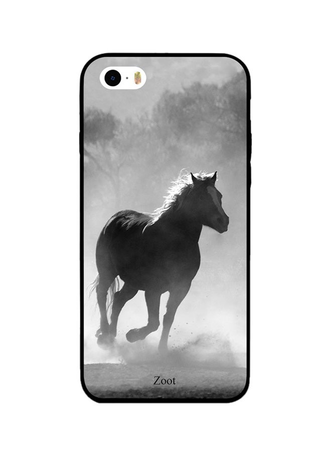 Zoot Thermoplastic Polyurethane Protective Case Cover For Apple iPhone 5 Horse Race
