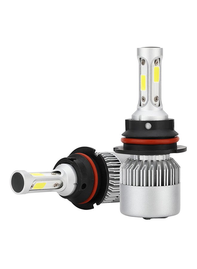 أوتاد قطعتان من مصابيح LED أمامية للسيارة مضادة للماء وفائقة السطوع مع نظام تبريد - Image 2