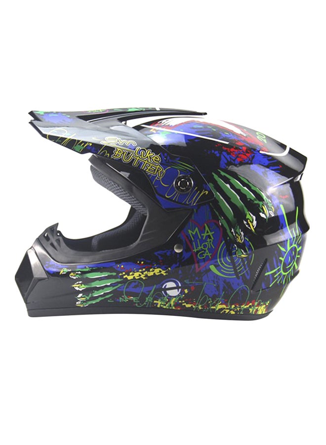 OUTAD 3-Piece Full Face Racing Motorcycle Helmet Kit - Image 1