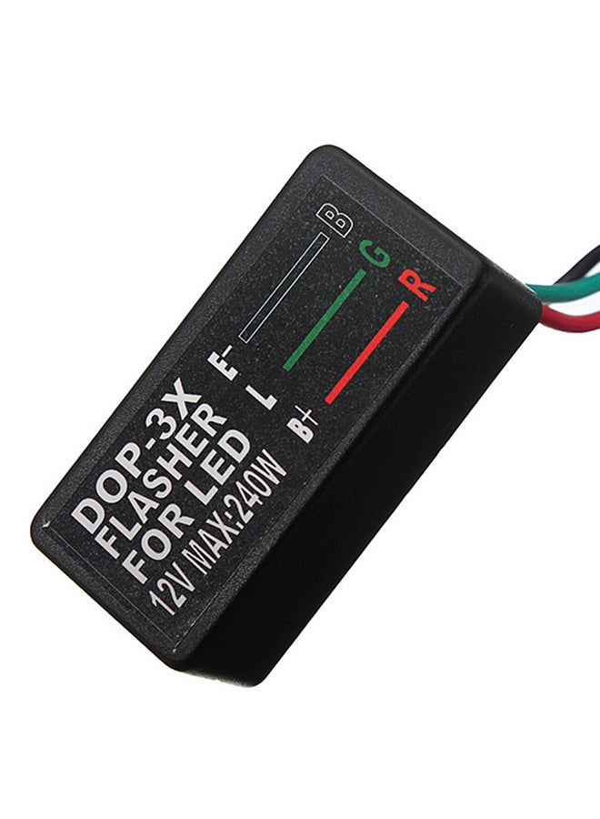 OUTAD 3-Wire DOP-3X Motorcycle LED Flashing Relay - Image 2
