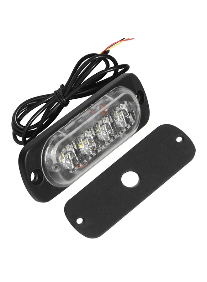 أوتاد لمبة وامضة متوهجة لتحذيرات الإنذار جانبية بأربعة أضواء LED - Image 1