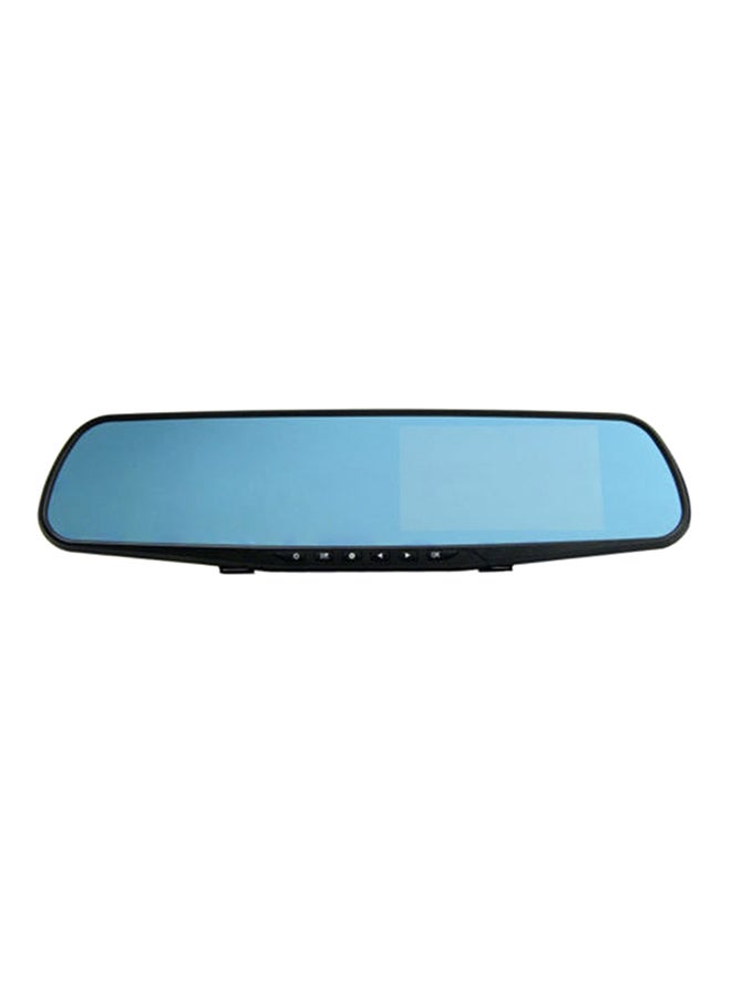 LESHP Dual Lens Auto Car DVR Rearview Mirror Camera Video Recorder  - Image 1