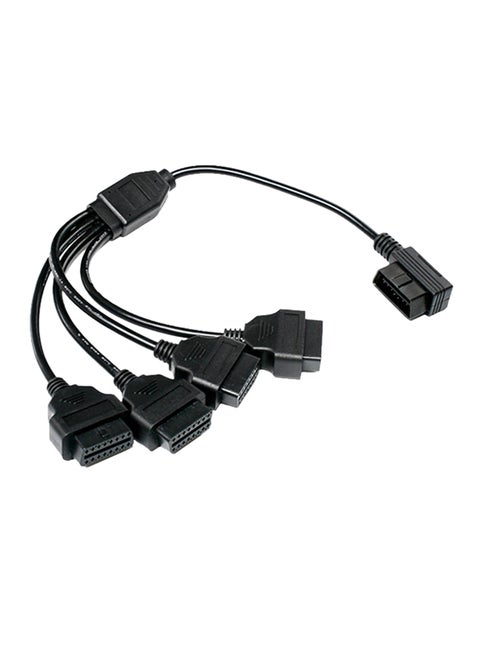 أداة تمديد (OBD2) لتشخيص السيارات تحوي 16 دبوساً
