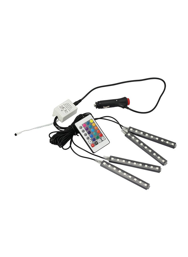 OUTAD 4-Piece Interior Decorative Light Strip Lamp With Remote - Image 1