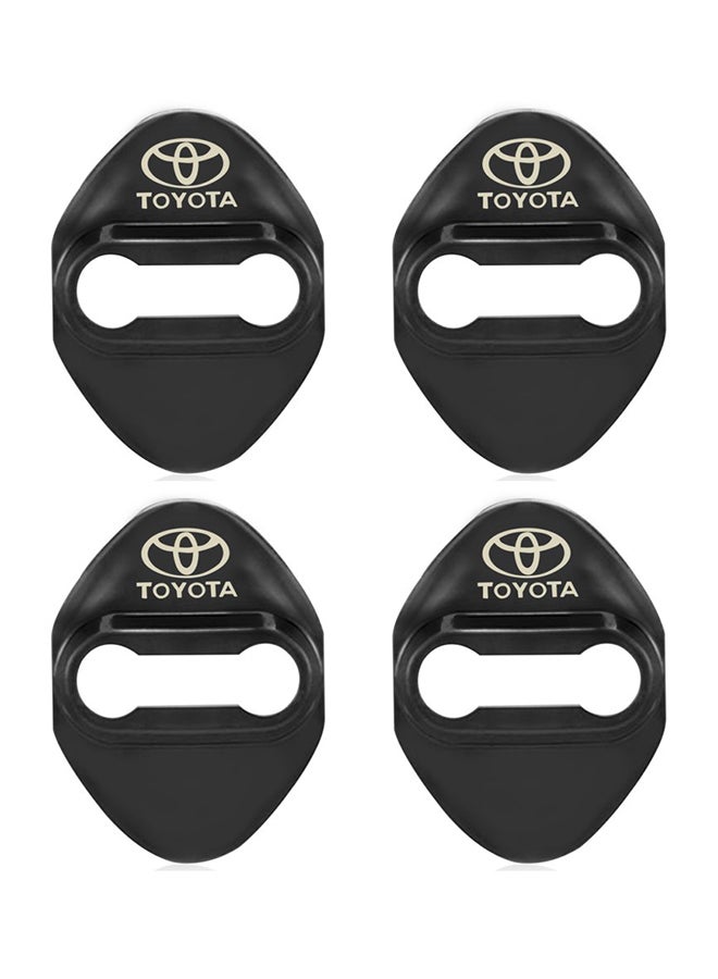 OUTAD 4-Piece Door Lock Protection Cover Case For Toyota 
