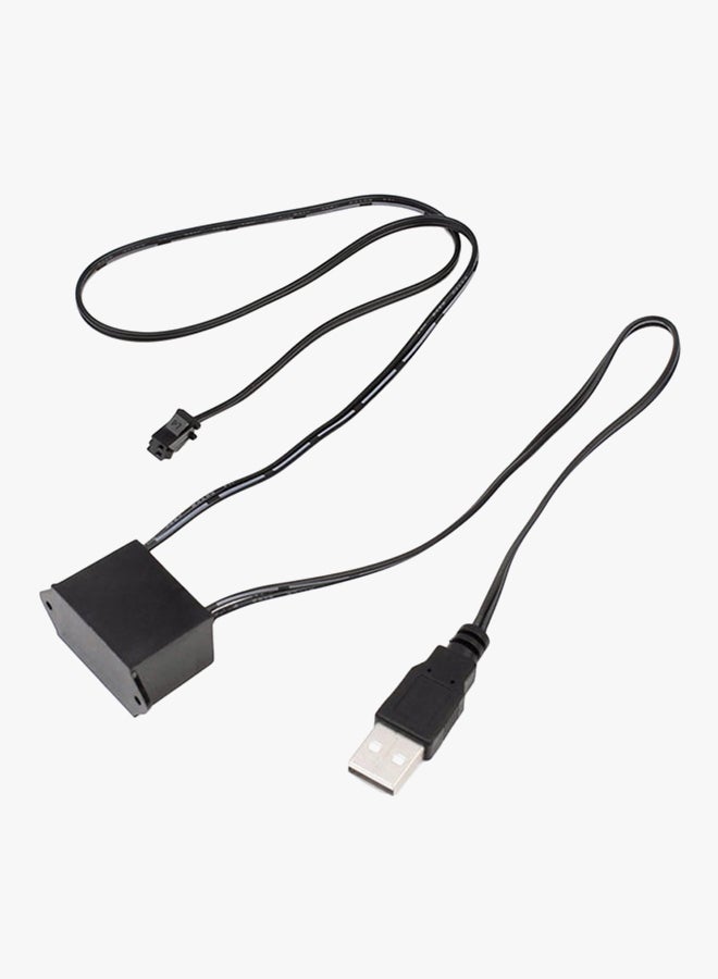 أوتاد شريط إضاءة السيارة بمصابيح LED مع محرك USB - Image 2