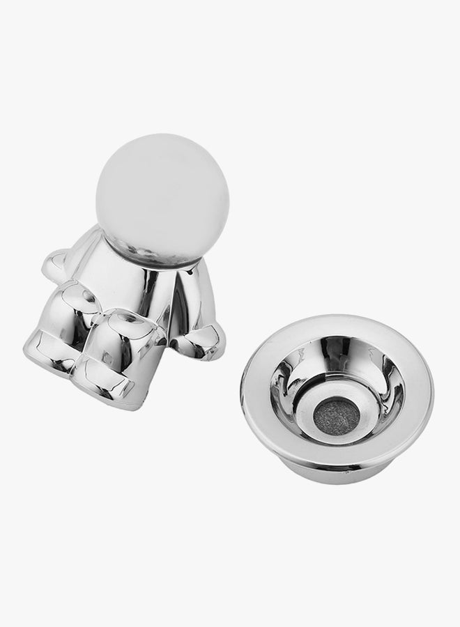 OUTAD Mini Villain Hat Magnetic Phone Holder Silver - Image 3