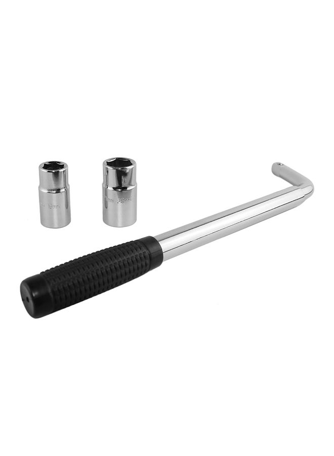 OUTAD L-Typed Spanner Lug Wrench With Sockets Repair Tool - Image 2