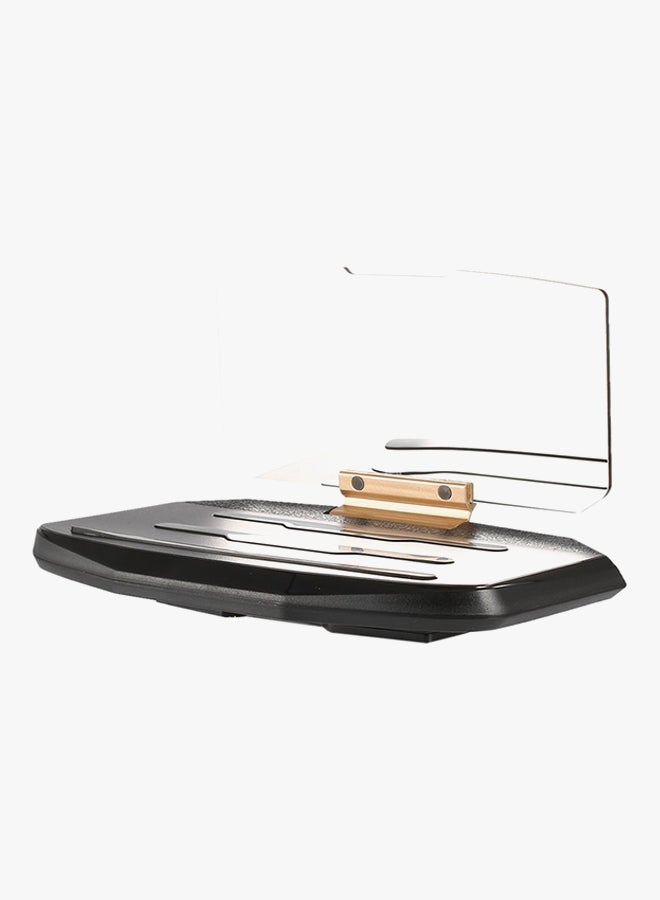 LESHP - Universal Car HUD Mobile Navigation Bracket Holder Clear/Black - Image 1