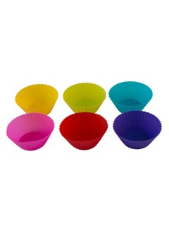 6-Piece Cake Mould Set Multicolour 20x7.5cm - v1531895330/N15659139A_1