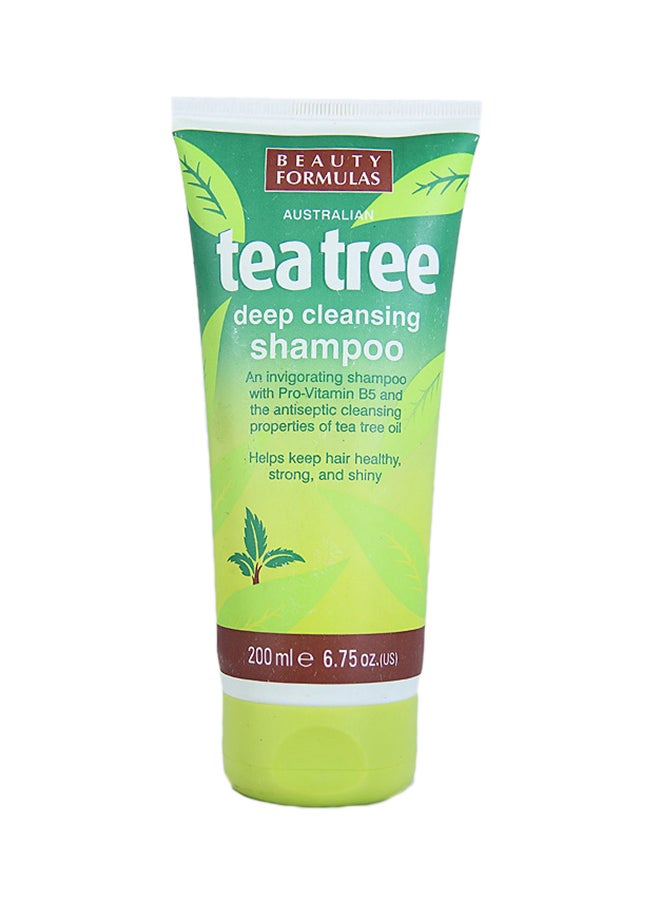 BEAUTY FORMULAS Tea Tree Deep Cleansing Shampoo White 200ml