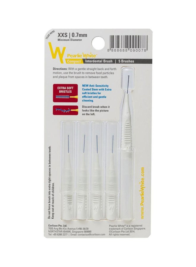 Pearlie White Compact Interdental Brush XXS - Image 2