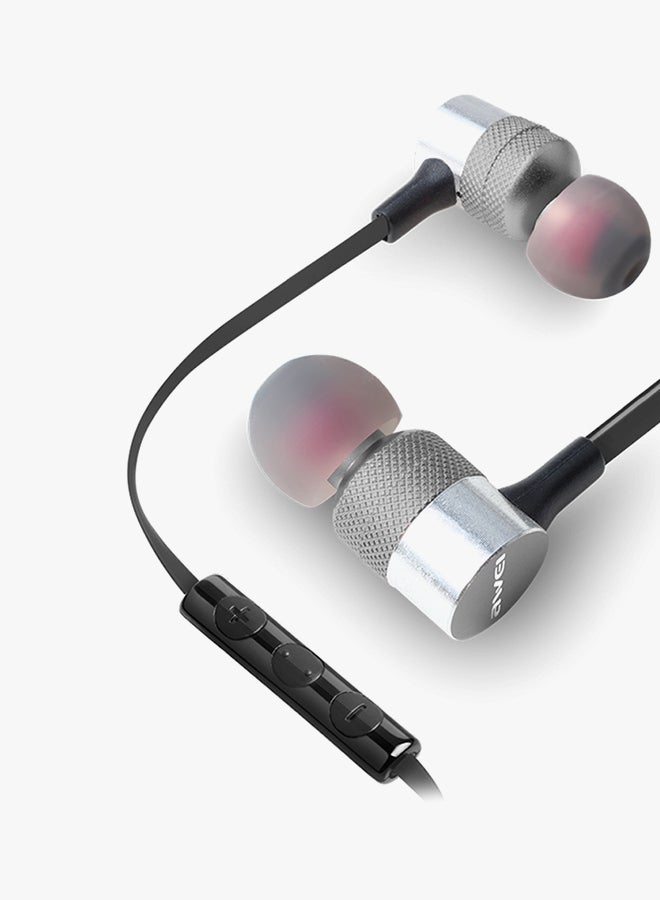 Awei ES-20TY In-Ear Earphones Black/Silver - Image 3