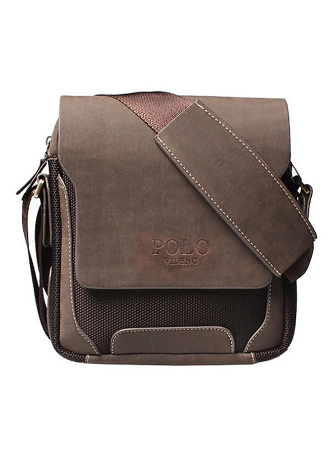 VIDENG POLO Exclusive Crossbody Bag Brown  - Image 1