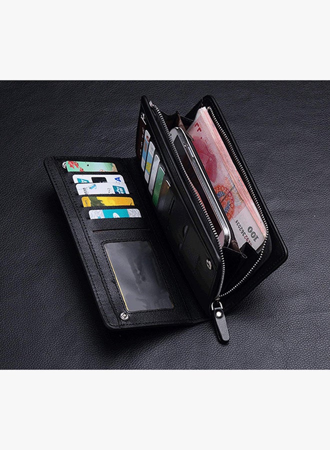 Curewe Kerien Premium Zipper wallet Black  - Image 3