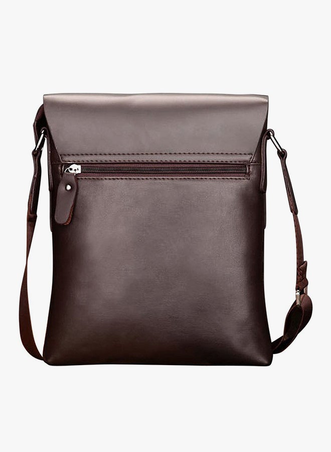 VIDENG POLO Exclusive Messenger Bag Brown  - Image 2