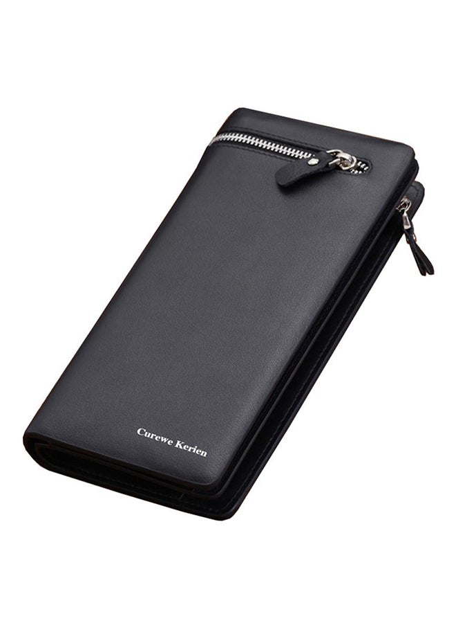 Curewe Kerien Exclusive Zipper Wallet Black - Image 1
