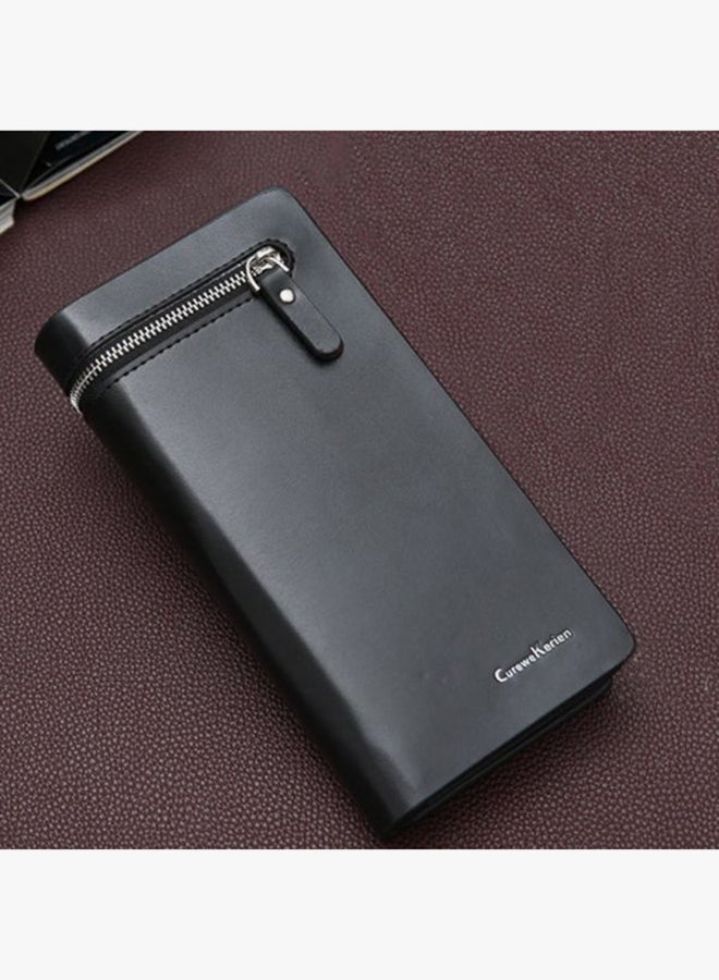 Curewe Kerien Exclusive Zipper Wallet Black - Image 2