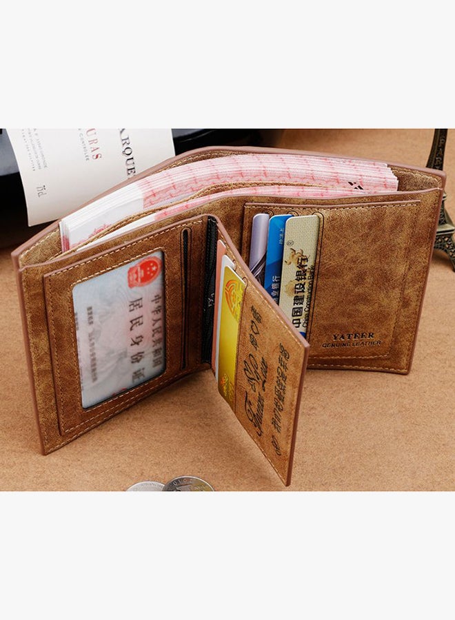 YATEER Fashion Premium Wallet Brown - Image 3