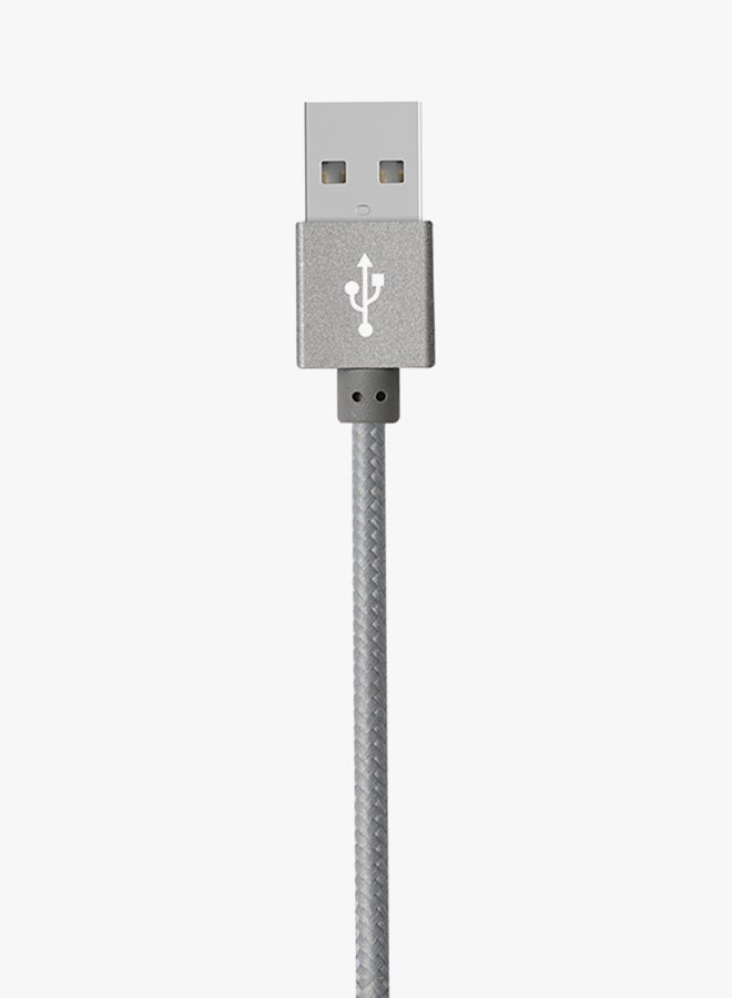Awei Micro USB Data Charging Cable Grey - Image 3