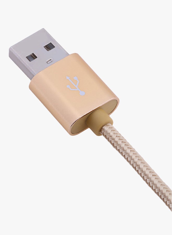 Awei Type-C Data Charging Cable Gold - Image 3