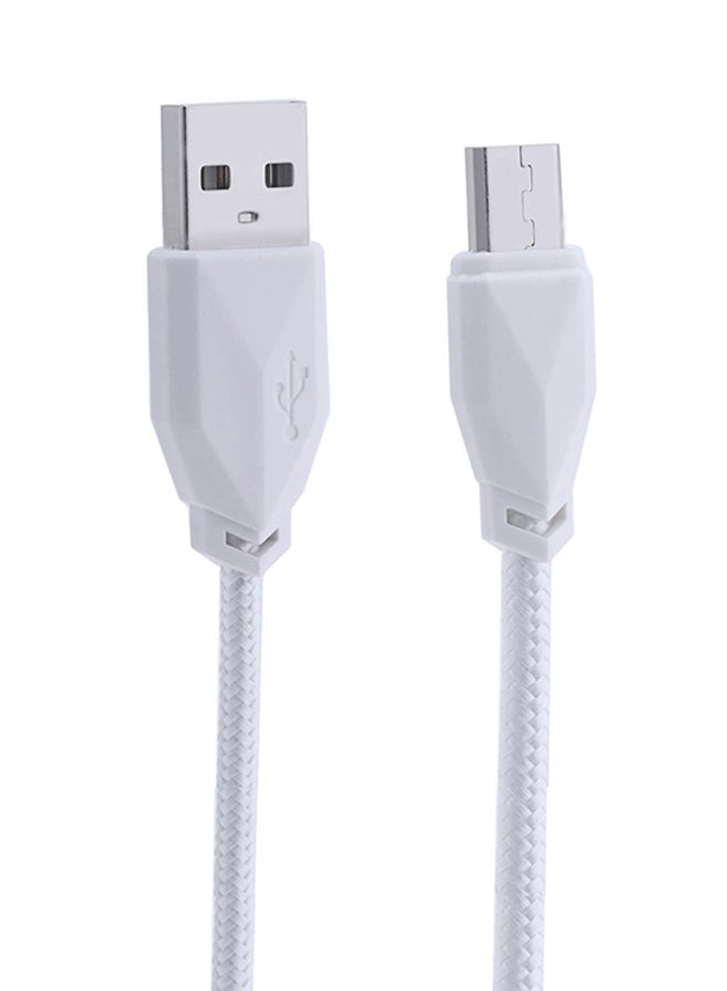 Awei Micro USB Data Cable White - Image 1