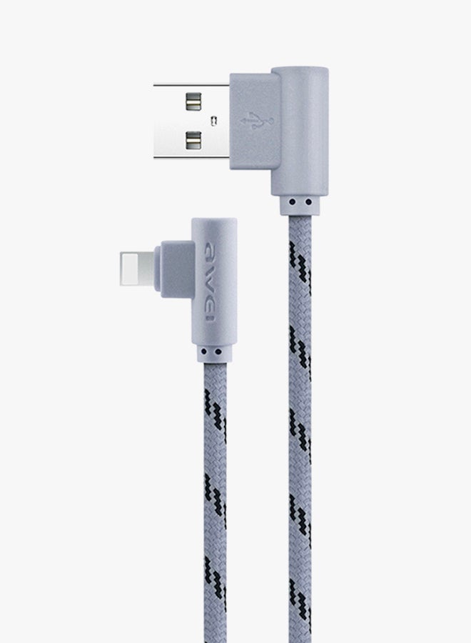 أوي كابل Lightning للشحن ومزامنة البيانات رمادي - Image 2