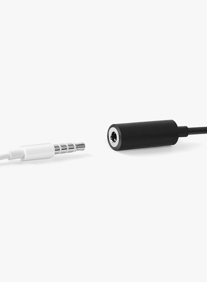 Type-C 3.1 Male To Female Audio Aux Connector Black - Image 3
