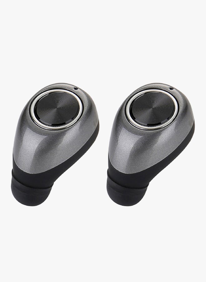 Generic - TWS-10 Bluetooth In-Ear Headphones With Mic And Charging Box Grey/Black - Image 1