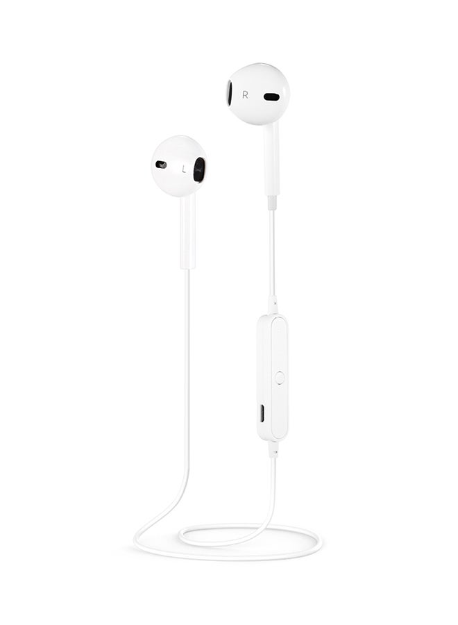 Generic S6 Bluetooth In-Ear Earphones White  - Image 1