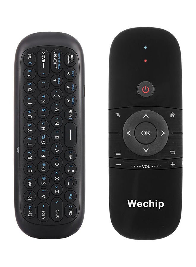 Wechip Teclado Y Fly Air Mouse Wireless Remote Control Black - Image 1