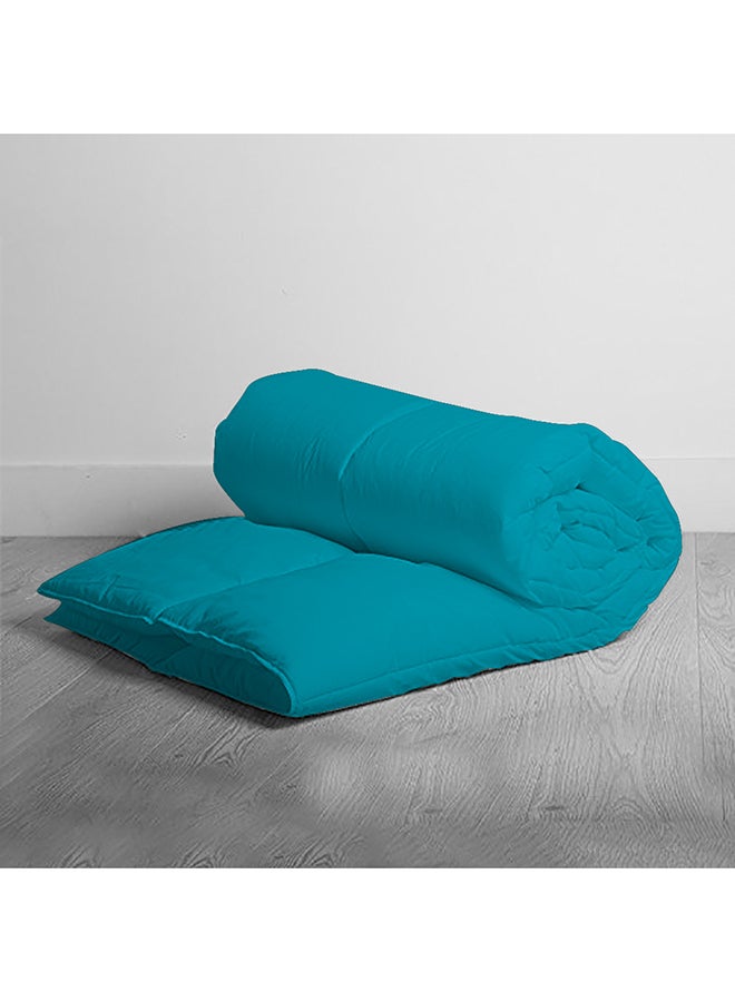 Linentown - Egyptian Cotton Solid Comforter Turquoise - Image 1