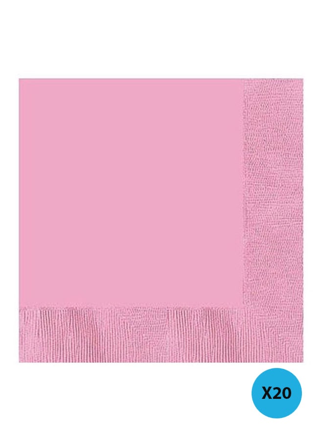 أمسكان مجموعة مناديل للحفلات من 20 قطعة 6.5بوصة