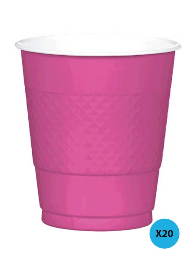 Amscan 20-Piece Decorative Party Cups Set