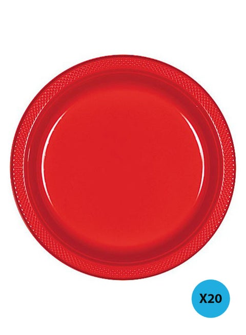 20-Piece Decorative Party Plates Set 9inch Tableware Party Supplies 9inch