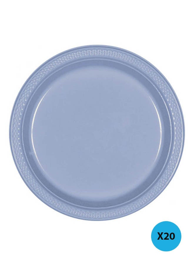 Amscan 20-Piece Decorative Party Plates Set 10.25inch Tableware Party Supplies 10.25inch