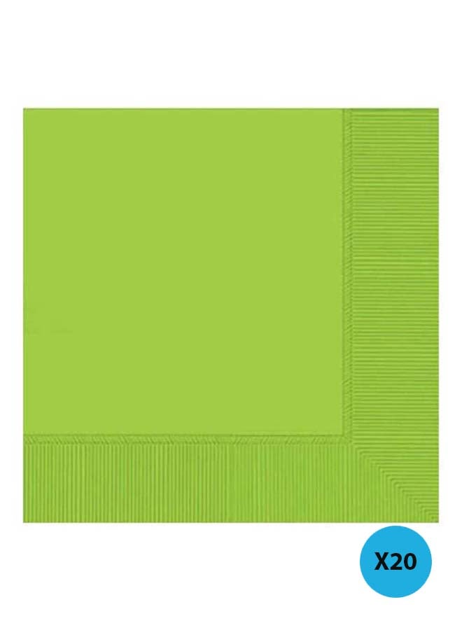 Amscan 20-Piece Party Tissue 6.5inch