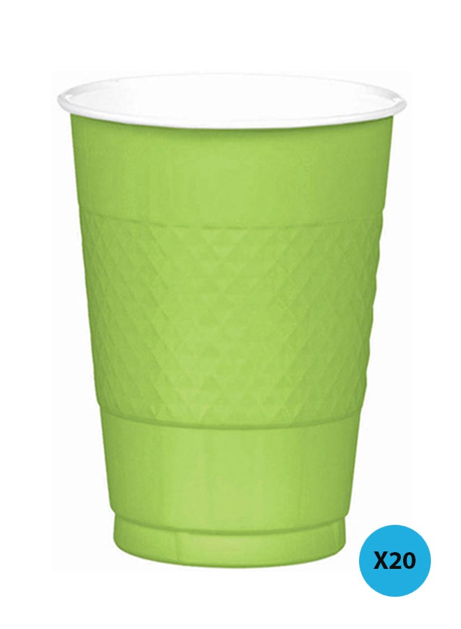 Amscan Decorative 20-Piece Plastic Cup Set